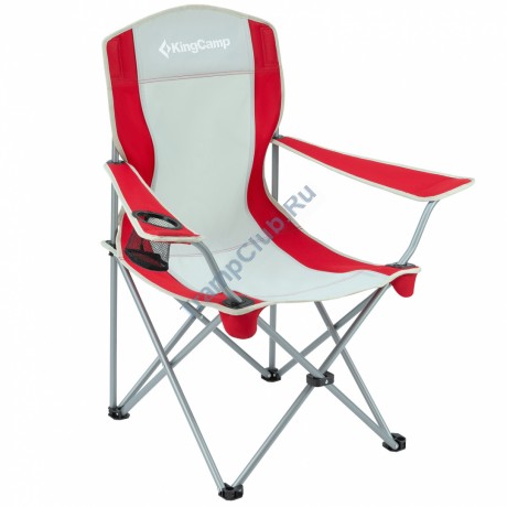 Кресло кемпинговое KING CAMP 3818 Arms Chair (красно-серый) - KC3818
