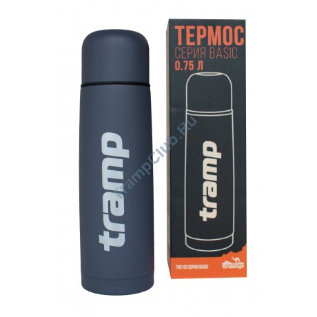 Термос Tramp Basic 0,75 л серый - TRC-112