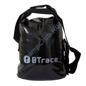 Гермосумка BTrace усиленная ПВХ литой 10л (Черный)