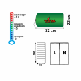 Мешок спальный Ember олива R - Totem TTS-003