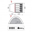 Палатка кемпинговая Tramp Bell 4 (V2) - TRT-81
