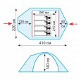 Палатка туристическая Tramp Lair 4 (V2) - TRT-40 Палатка туристическая Tramp Lair 4 (V2) - TRT-40