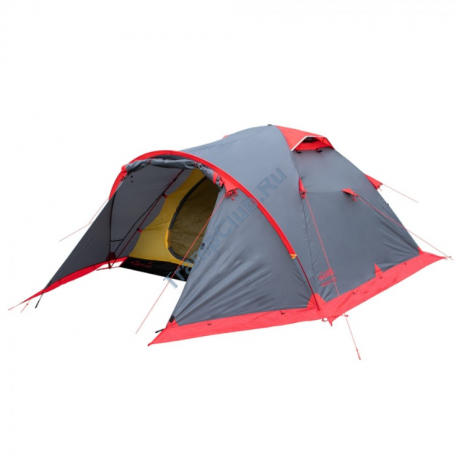 Палатка экстремальная Tramp Mountain 4 (V2) серый - TRT-24