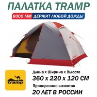 Tramp палатка Peak 3 (V2) серый