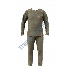 Tramp термобельё (комплект) Comfort Fleece, хаки , размер XS