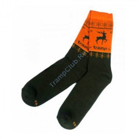 Tramp носки Hunting Seeker хаки/оранжевый, 44-46 размер - Tramp TRUS-001