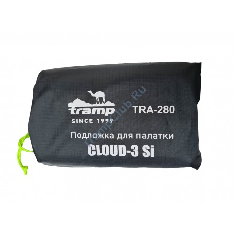Пол для палатки Tramp Cloud 3 Si темно-зеленый - TRA-280