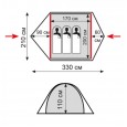Палатка Tramp Ranger 3 (V2) зеленый - TRT-126 Палатка Tramp Ranger 3 (V2) зеленый - TRT-126