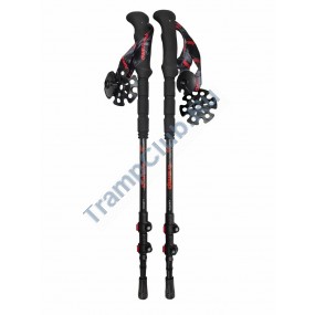Tramp палки треккинговые Carbon чёрный   Tramp палки треккинговые Carbon чёрный