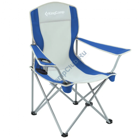 Кресло кемпинговое KING CAMP 3818 Arms Chair (сине-серый) - KC3818