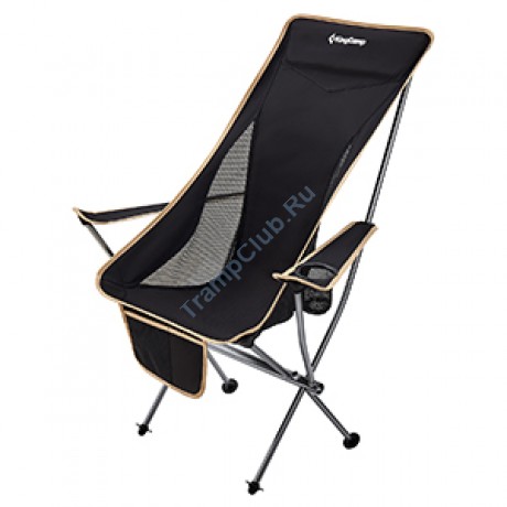 Кресло раскладное кемпинговое KING CAMP 2015 Ultralight Arm Chair (чёрно-серый) - KC2015