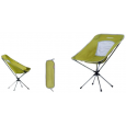 KING CAMP 3951 Rotation Packlight Chair кресло алюм. (55Х58Х38/70 желто-зеленый)