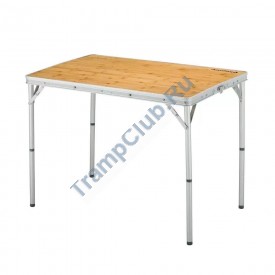 3935 Bamboo table S стол скл. Бамбук, алюм (45Х60Х27/59 см)