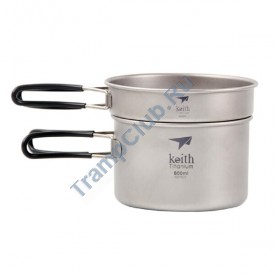 Ti6012 Ultralight 2-piece CookSet 400, 800ml набор посуды