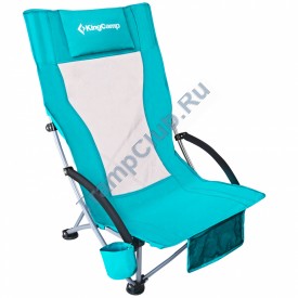 1901 Portable High Sling Chair  кресло скл. cталь (синий, 59х70х24/92)