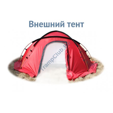 Внешний тент для палатки Talberg PEAK PRO 3 RED (красный) - TLT-065RT