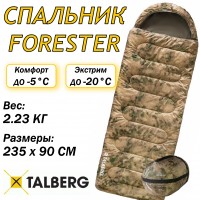 FORESTER -20°С спальный мешок (туман -20С, левый)