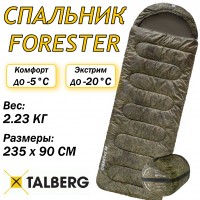 FORESTER -20°С спальный мешок (цифра -20С, левый)