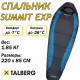 SUMMIT EXP -28°C спальный мешок (-28С, серый/синий правый)