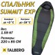 SUMMIT EXP -18°C спальный мешок (-18С, серый/зеленый левый)