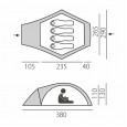 Палатка BTrace Omega 4+ быстросборная (Зеленый) - T0503					