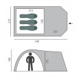 Палатка BTrace Element 3 (Зеленый/Бежевый) - T0506
