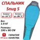 Спальный мешок BTrace Snug S size Правый (Правый,Серый/Синий)