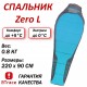 Спальный мешок BTrace Zero L size Правый (Правый,Серый/Синий)