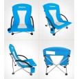 KING CAMP 3841 Portable Low Sling Chair кресло скл. cталь. (голубой, 58х59х20/67)