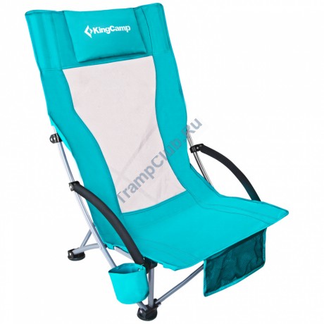 Кресло скл. cталь 1901 Portable High Sling Chair (голубой, 59х70х24/92) - KC1901