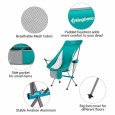 Кресло раскладн. сталь 2015 Ultralight Arm Chair (серый) - KC2015