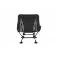 Кресло скл. 2405 ULTRALIGHT SQUARE LOW CHAIR (черный) - AC2405