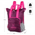 Склад. сумка-рюкзак B0255 ULTRA-LIGHT BACKPACK (фиолетовый) - B0255