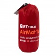 Ковер надувной утеплённый BTrace AirMat Tube (Красный) - M0229
