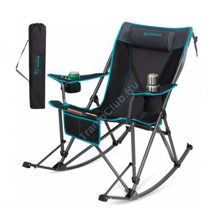 9C2509 Berlin classic chair plus кресло-качалка скл. сталь (черный/серый) - 9C2509 9C2509 Berlin classic chair plus кресло-качалка скл. сталь (черный/серый) - 9C2509