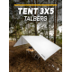 TENT тент 3X5м SAHARA Talberg (серый)