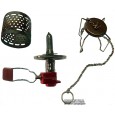 Лампа туристическая с металическим плафоном и пьезоподжигом - Tramp TRG-014