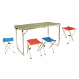 Мебельный набор в кейсе (4 табурета + стол) - Tramp TRF-005