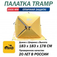 Tramp палатка-полуавтомат IceFisher 3 Thermo желтый