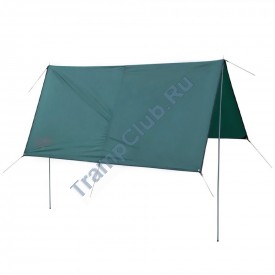 Tramp тент 3*3 м со стойками + оттяжки зеленый