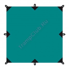 Tramp тент 3*3 м со стойками + оттяжки зеленый
