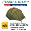 Tramp Lite палатка однослойная Fly 2 зеленый