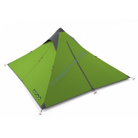 Палатка HUSKY SAWAJ 2 TREK (зеленый) - 114122
