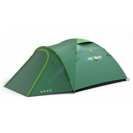 Палатка HUSKY BIZON 4 PLUS (зеленый) - 114134