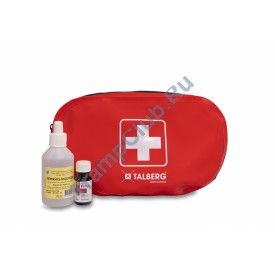 Гермоаптечка FIRST AID TRANSPARENT (красный)