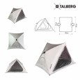 Палатка Talberg CASETTA 2 (серый) - TLT-040