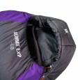 Спальный мешок Talberg SUMMIT EXP -18°C (серый/фиолетовый левый) - TLS-005-18