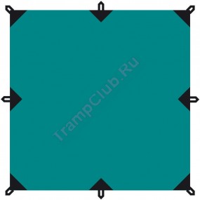 Tramp тент 3*3 метра зеленый