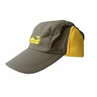 Tramp теплая зимняя кепка L/XL, хаки/жёлтый