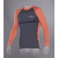 Tramp футболка с длинным рукавом мужская Trekking (серый/оранжевый)